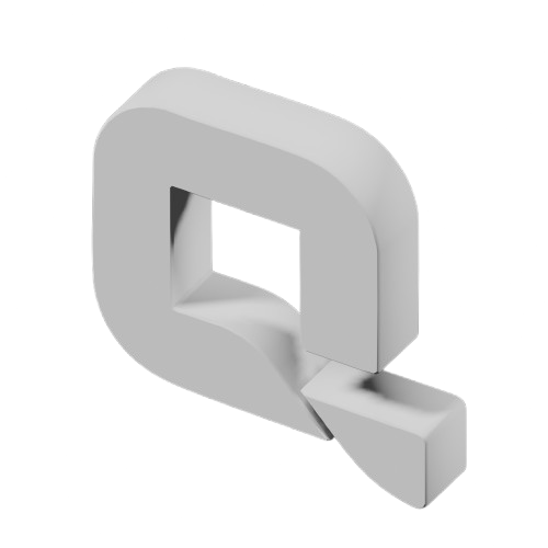 QUBiX Ai 3D Emblem